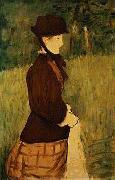 Edouard Manet Woman walking in the Garden Spain oil painting artist